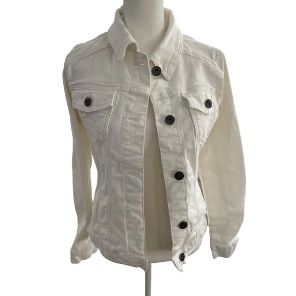 Wrangler Jackets & Blazers - Wrangler Authentics White Jean Jacket